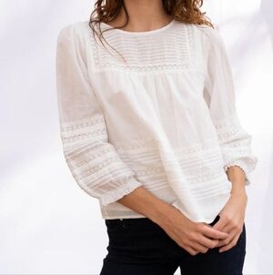 Paneros Dawn Blouse White Size L